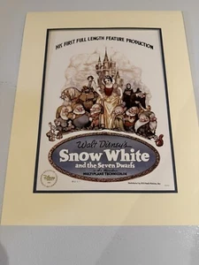 Walt Disney’s Snow White And The Seven Dwarfs Diamond Edition Poster Matted - Picture 1 of 2