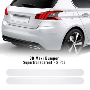 Bumper Paracolpi Universali per Auto, 4 x 47 cm, Trasparente, 2 Pezzi - Foto 1 di 5