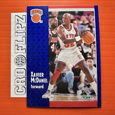 Fleer 1991-92 - #328 Xavier McDaniel New York Knicks casi nuevo Foto 1 de 2
