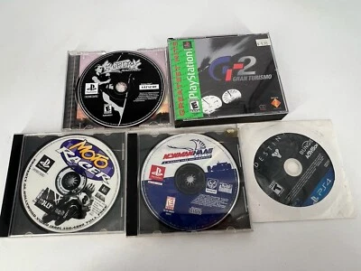 PlayStation 1 PS1 PS4 LOTE DE VIDEOJUEGOS COMO ESTÁ SIN PROBAR Destiny Moto Racer Burstrick Foto 1 de 4