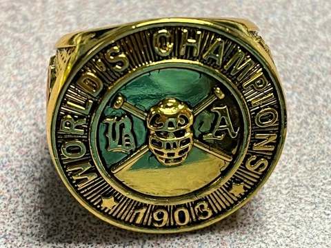 1903 COMMEMORATIVE CHAMPIONSHIP RING RED SOX SIZE 11 Cover