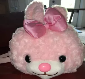 Soft Cuddly Plush Stuffed Bunny Rabbit Purse Bag Cute! - Picture 1 of 9