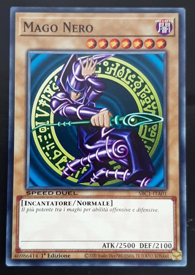 MAGO NERO Speed Duel in Italiano SBC1-ITA01  Comune YUGIOH - Immagine 1 di 1