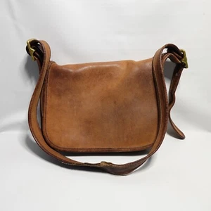 Vintage Coach Patricia Legacy Crossbody Bag Flap Purse Tan Made In USA #9951 - Picture 1 of 20