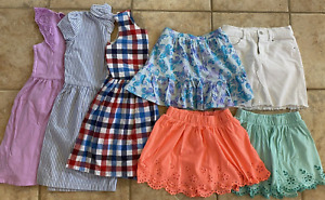Mixed Brand, Girls Size 7-8, Lot of 7 Items, Dress and Skort, GUC!