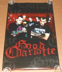 Good Charlotte Poster 2004 Original 34x22 Funky RARE - Picture 1 of 2
