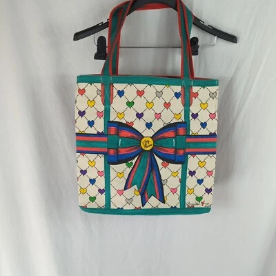 Bolso de Mano Brighton Lulu elfo Navidad Grande de Lona Tom Clancy Love Joy Foto 1 de 4