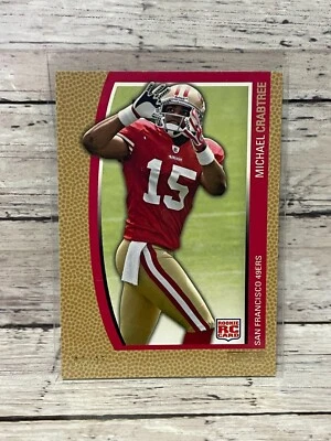 2009 Topps Unique Gold #180 Michael Crabtree #'d 09/25 - Image 1 of 2