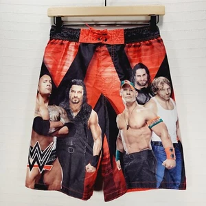 WWE 2017 Wrestling Boys Swim Trunks Board Shorts XL 14/16 The Rock John Cena - Picture 1 of 8