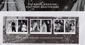 GB Presentation Pack 549 2017 THE ROYAL WEDDING PLATINUM ANNIVERSARY MNH MINT - Picture 1 of 1