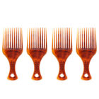  4 Pcs Hair Picks for Women Clips Braids Wide Tooth Comb Modeling