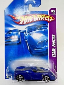 Hot Wheels Ferrari ENZO Blue Team Exotics 02/04 Blue Card (e39) - Picture 1 of 3