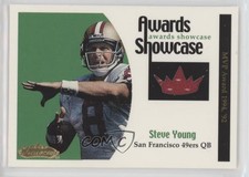 2001 Fleer Showcase Awards Showcase Materials /100 Steve Young HOF
