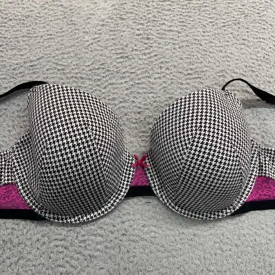 Sujetador Cacique 42D Camiseta Sujetador Camiseta de Algodón Pata de Gallo Elegante Foto 1 de 4