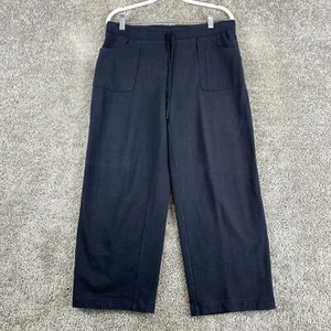 Nautica Jeans Company Sweatpants Kids Girls Large Black Drawstring Waistband - Picture 1 of 8