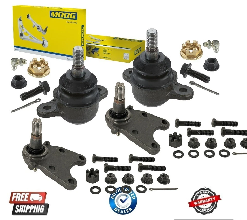 NUEVO MOOOG Juego de 4 rótulas inferiores y superiores delanteras para Chevrolet Colorado 04-12 Foto 1 de 1