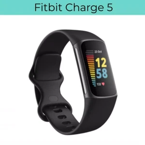 Fitbit Charge 5 Advanced Health & Fitness Activity Tracker FB421 Black - Picture 1 of 10