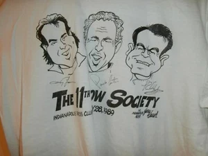  1989 Indianapolis 500 11th Row T-Shirt Davy Jones Pancho Carter Rich Vogler  - Bild 1 von 7