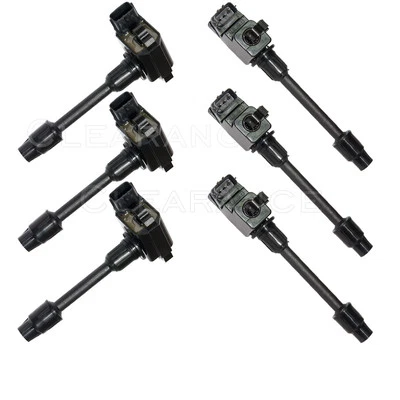 Set of 6 Ignition Coils on Plug Pack For Nissan Maxima 1995 1996 UF138 UF263 - Imagem 1 de 4