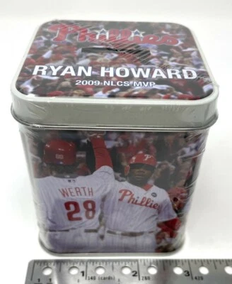 PHILADELPHIA PHILLIES RYAN HOWARD COMMEMORATIVE BASEBALL: 2009 NLCS MVP  - Image 1 of 4
