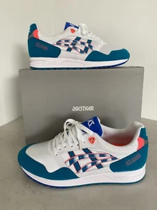 ASICS Tiger Gel Saga White/Teal Blue 1191A153-000 - US 10 - Used once - Picture 1 of 24