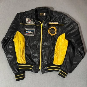 Swingster Formel 1 Motorboot Mercury Racing Executioner Vintage 70er Jacke Mantel -L - Bild 1 von 18
