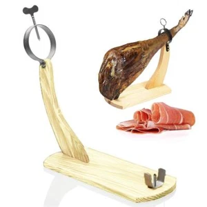 Portaprosciutto in legno morsa ferma stand supporto prosciutto tagliere cucina - Foto 1 di 1