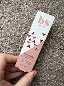 LYS Higher Standard Cream Glow Blush Stick UNFAZED Berry Plum 0.21 oz Full Size - Picture 1 of 2