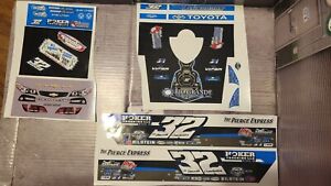 1rc racing Dirt Late Model Black And Blue Wrap