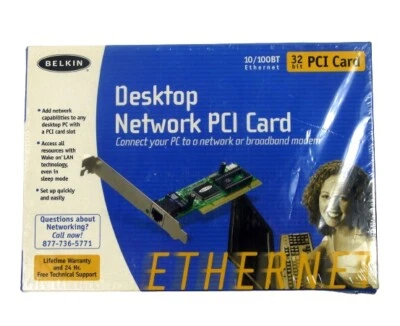 Belkin F5D5000 32 Bit PCI Desktop Network Card - Image 1 of 4