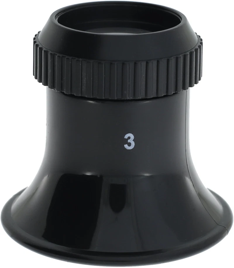 Horotec 00.002-3 LOUPE D'HORLOGER avec bague à vis N°3 grossissement X 4.25