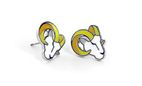 Los Angeles Rams NFL Team Logo Post Earrings Cover