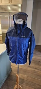 Marmot Youth Kids Boys Windbreaker Hoodie blue Jacket Size L - Picture 1 of 22