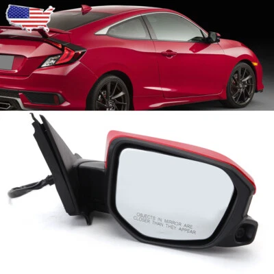 Espejo retrovisor lateral eléctrico térmico para Honda Civic 2016-2021 sedán pasajero Foto 1 de 4