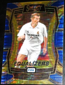 2023-24 Select FIFA Zinedine Zidane Equalizers Blue Pulsar Prizm Real Madrid #25 - Picture 1 of 2