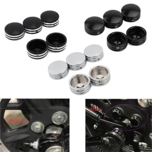5X For Harley XL 883 1200 Softail For Touring Rear Sprocket Pulley Bolt Cover #F - Picture 1 of 10
