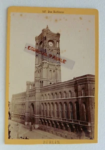 PHOTO ALBUMEN BERLIN ALLEMAGNE DAS RATHAUS HOTEL DE VILLE N327 - Imagen 1 de 1