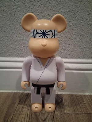 Bearbrick Cobra Kai Miyagi-Do Karate 400% Figure - FREE SHIPPING - Image 1 of 4