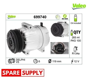 COMPRESSOR, AIR CONDITIONING FOR RENAULT VALEO 699740 - Picture 1 of 7