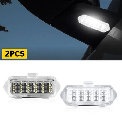 2X Luz de charco de espejo retrovisor lateral AUXITO LED para Cadillac Escalade 2003-2006 Foto 1 de 4