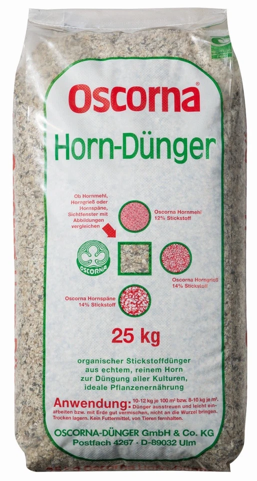 Oscorna® Horn-Dünger 25 kg für 200 bis 250 m² - Bild 1 von 1
