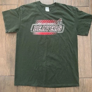 Minot State University Beavers College Unisex T-Shirt Gildan Heavy Cotton Gr. L - Bild 1 von 5