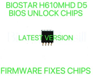 BIOSTAR H610MHD D5, NO PASSWORD FIRMWARE FIXES BIOS CHIP LATEST VERSION - Afbeelding 1 van 1