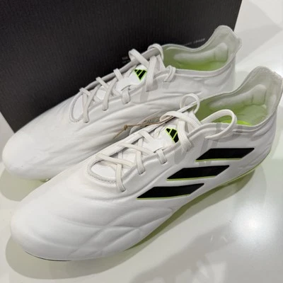 NUEVOS TACOS DE FÚTBOL ADIDAS COPA PURE.1 FG BLANCOS Y VERDES PARA HOMBRE TALLA 9 EE. UU. HQ8971 Foto 1 de 4