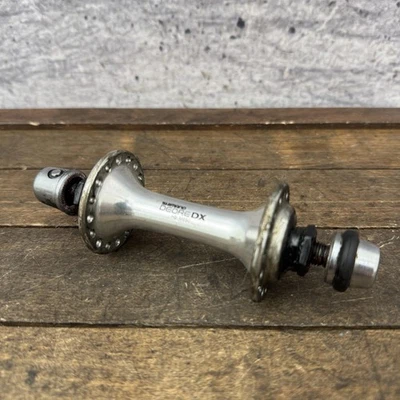 Shimano Deore DX HB-M650 Front Hub 32H 32 QR Vintage Japan MTB Silver Retro Bike - Image 1 of 4