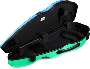 BAM BonBon Hightech Violin Case - Blue/Green - Picture 1 of 11