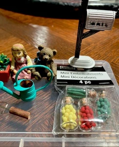 Lote de miniaturas de resina, botellas de vidrio escala 1:12. Perfecto estado - Imagen 1 de 7
