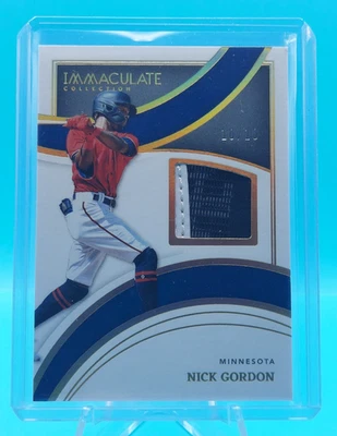 Memorabilia Panini Immaculate Collection 2022 #MP-NG Nick Gordon SN 10/10 Foto 1 de 4