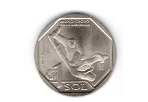 Peru 1 Sol (Mono Choro Cola Amarilla) 2019 COIN CURRENCY 2019 - Picture 1 of 2