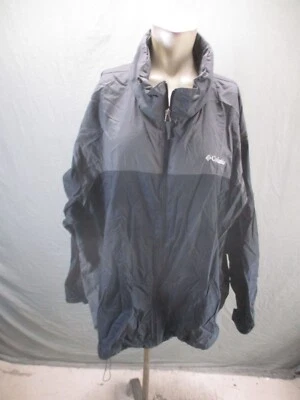 Columbia Size 4X Men Gray 100% Nylon Full Zip Pocket Lightweight Windbreaker 403 - Image 1 of 4